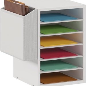 6 Tier Adjustable Countertop Mail Sorter