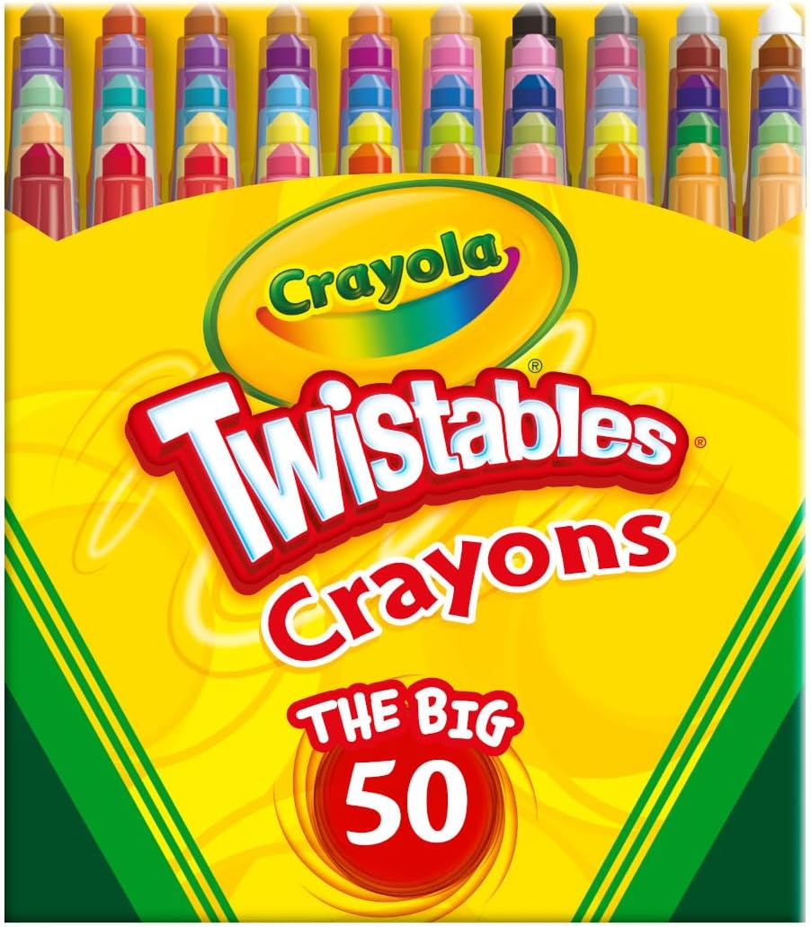 Crayola Mini Twistables Crayons – 50 Count Set