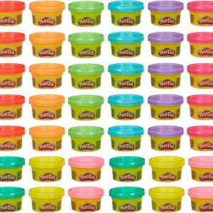 Play-Doh 42-Pack – 1oz Mini Cans for Kids