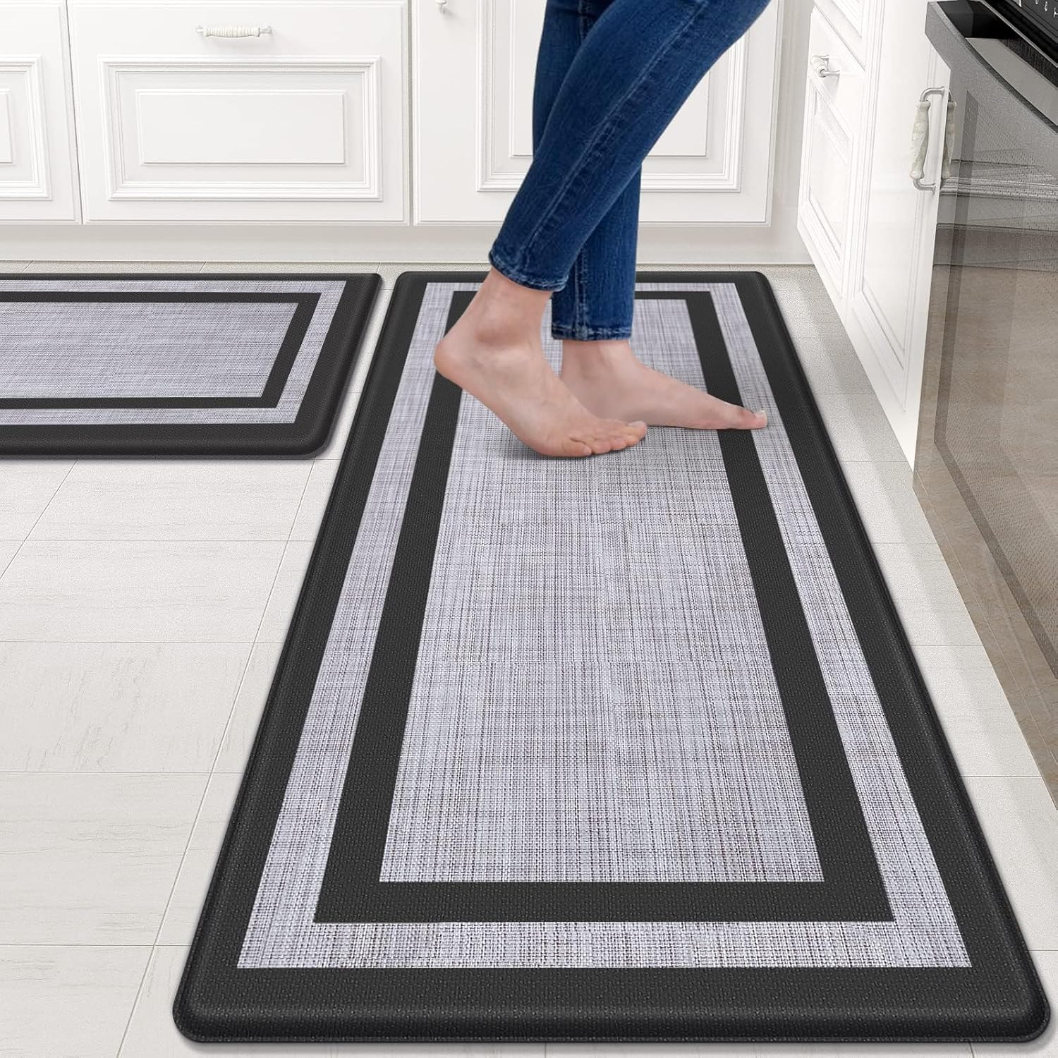 Mattitude 2-Piece Cushioned Kitchen Mat Set