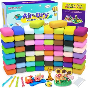 Air Dry Clay 66 Colors Modeling Kit with Sculpting Tools